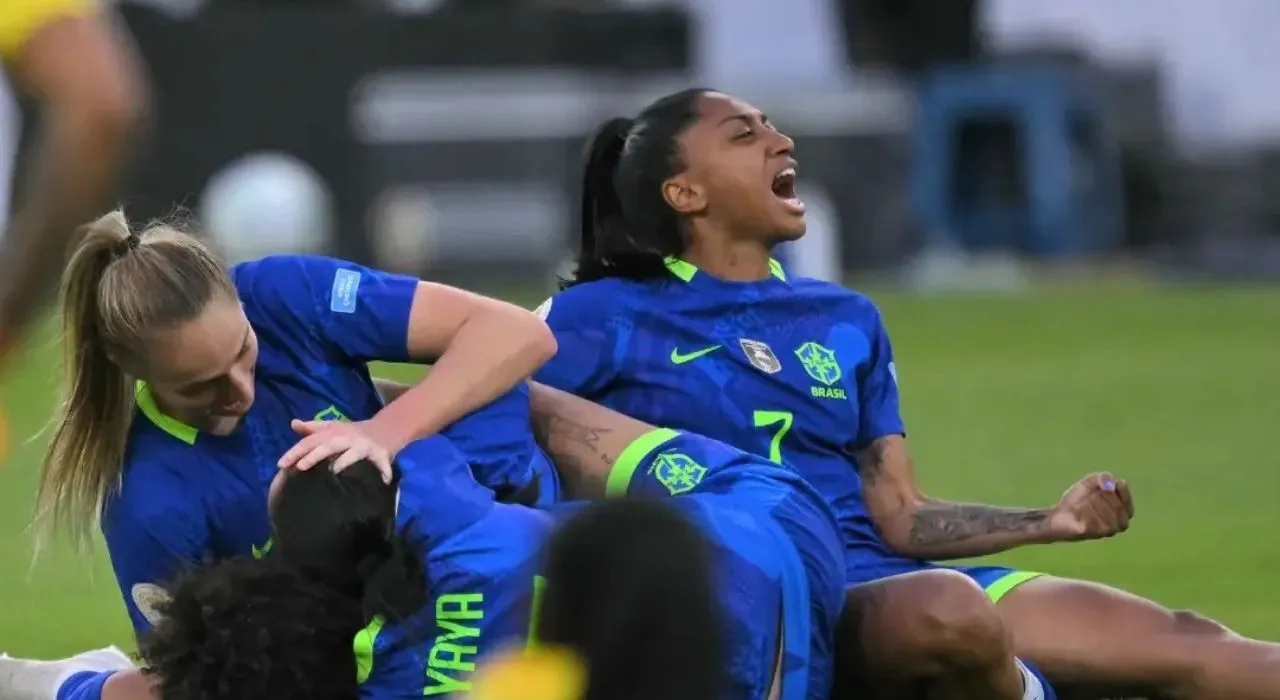 Brasil celebra el título de la Copa América Femenina 2025. 